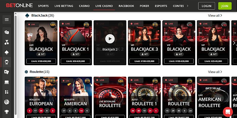 BetOnline Casino US
