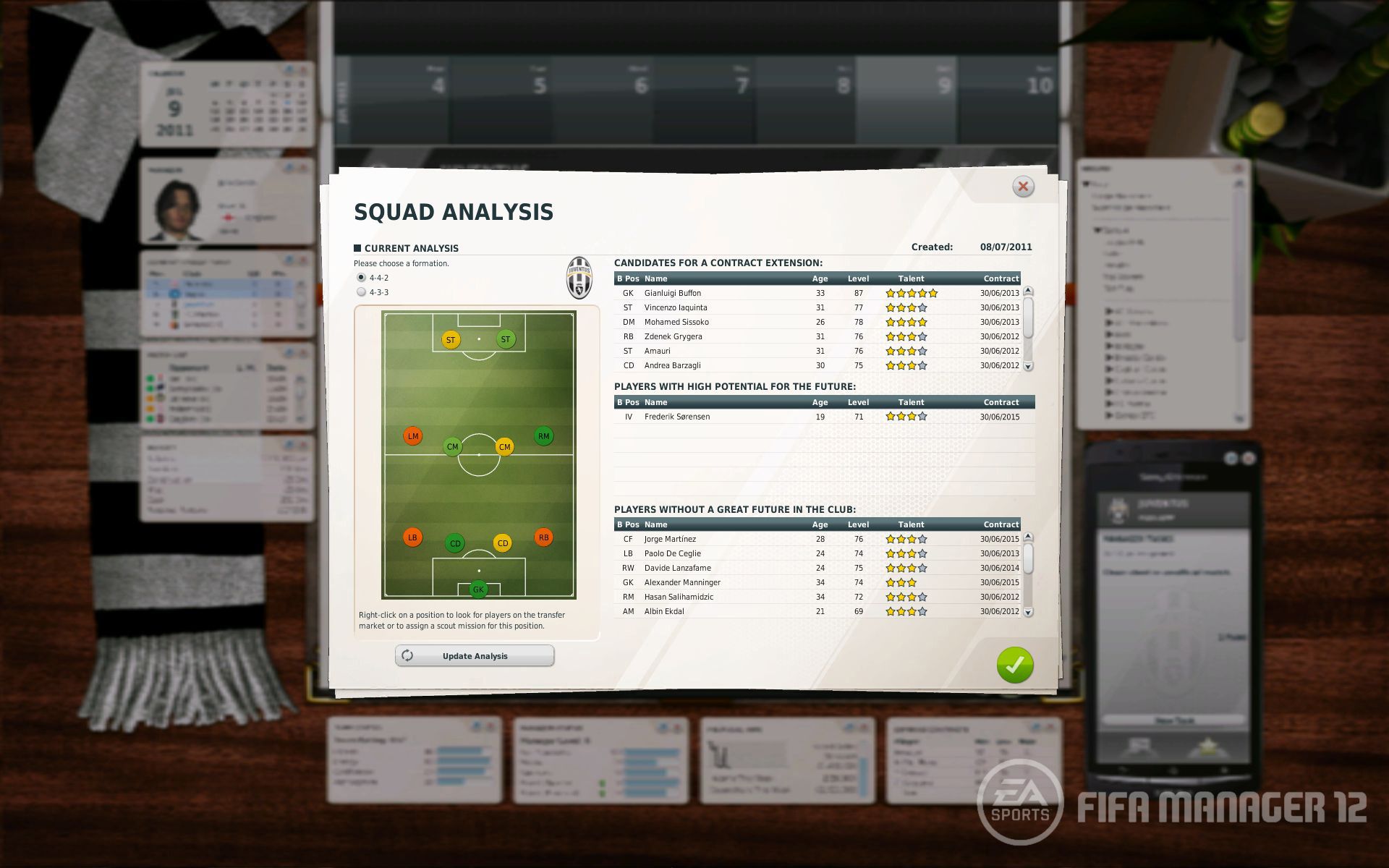 FIFA Manager 12 Screenshots