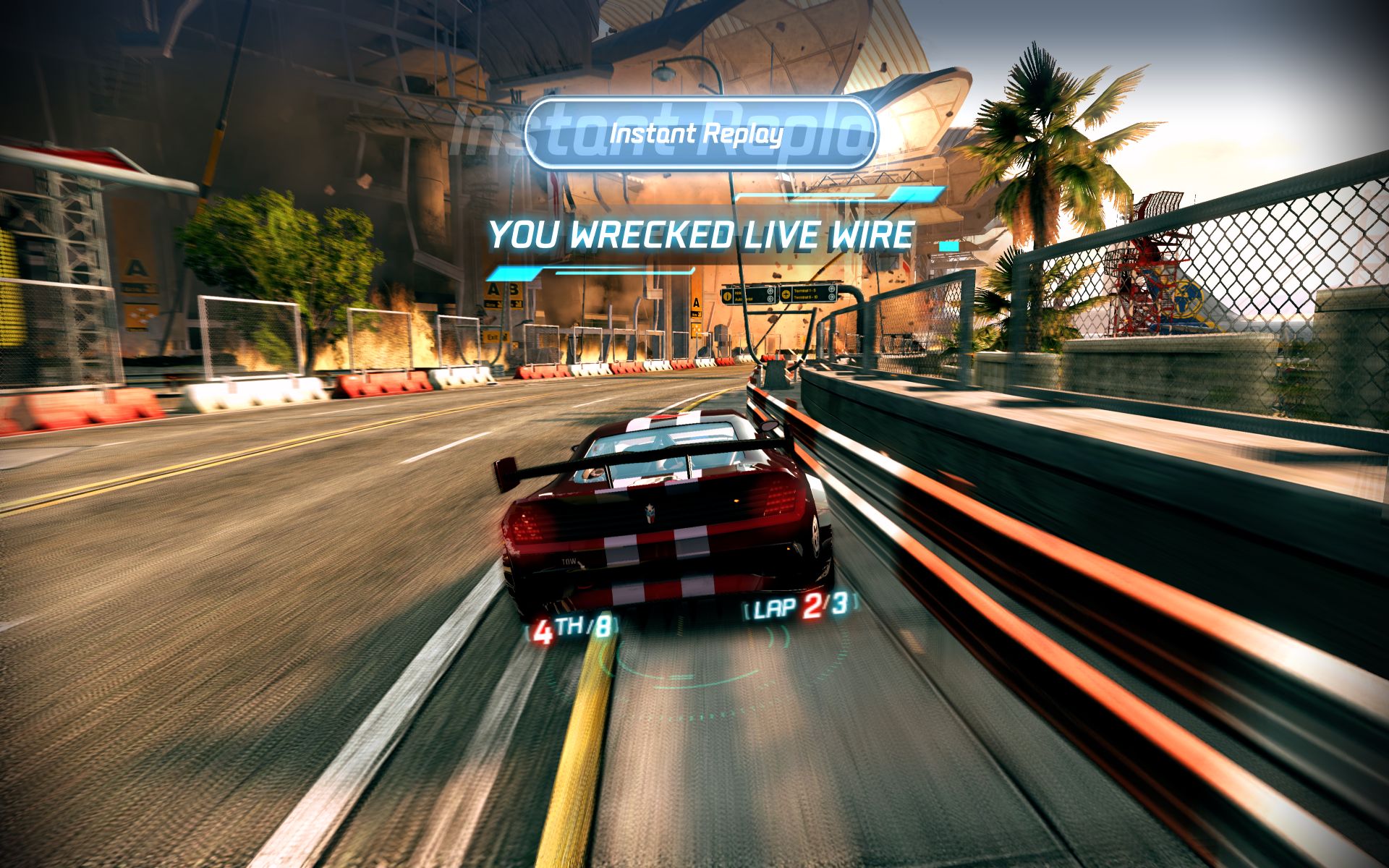 Split Second screens
