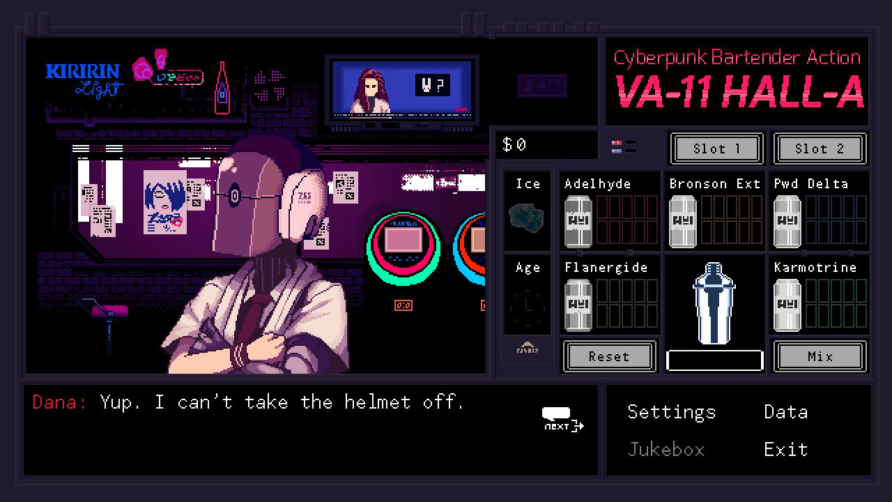 VA-11 Hall-A Screenshots