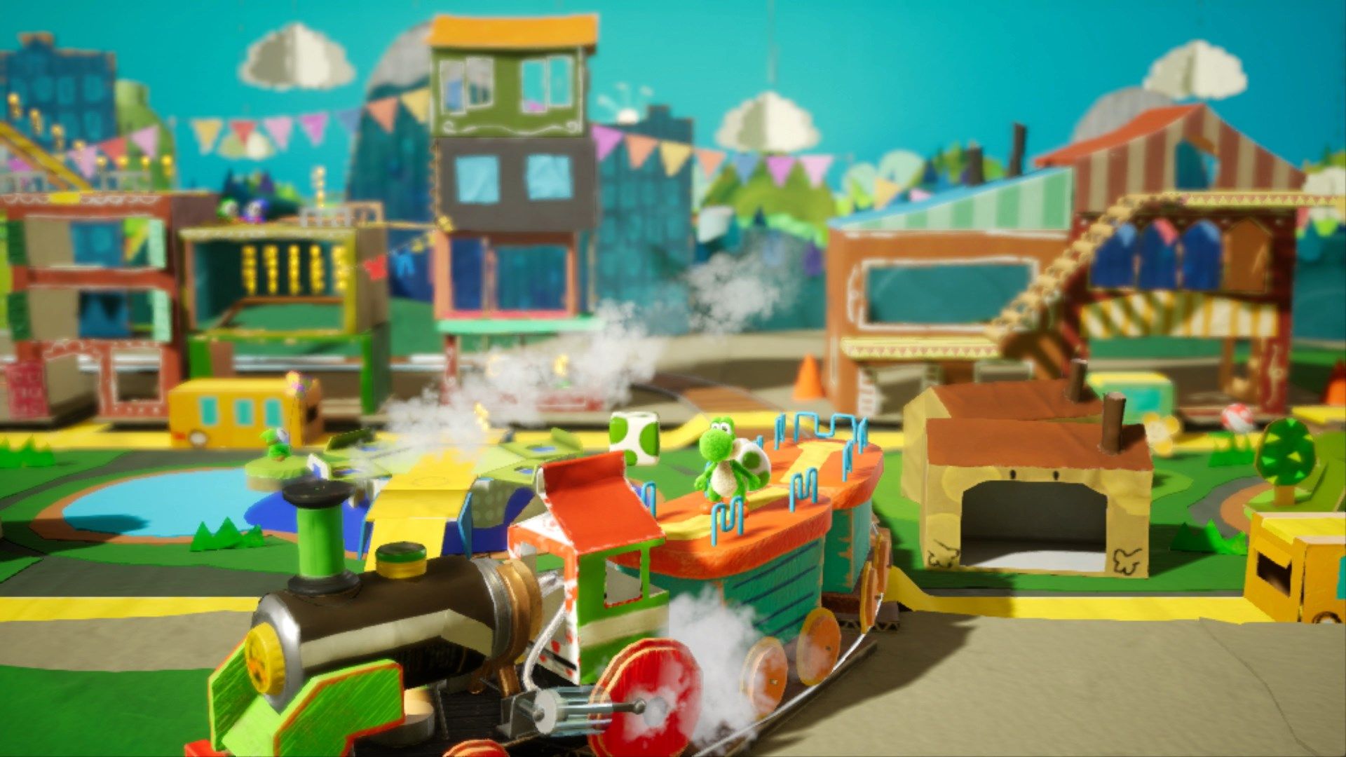 Yoshi’s Crafted World screenshots