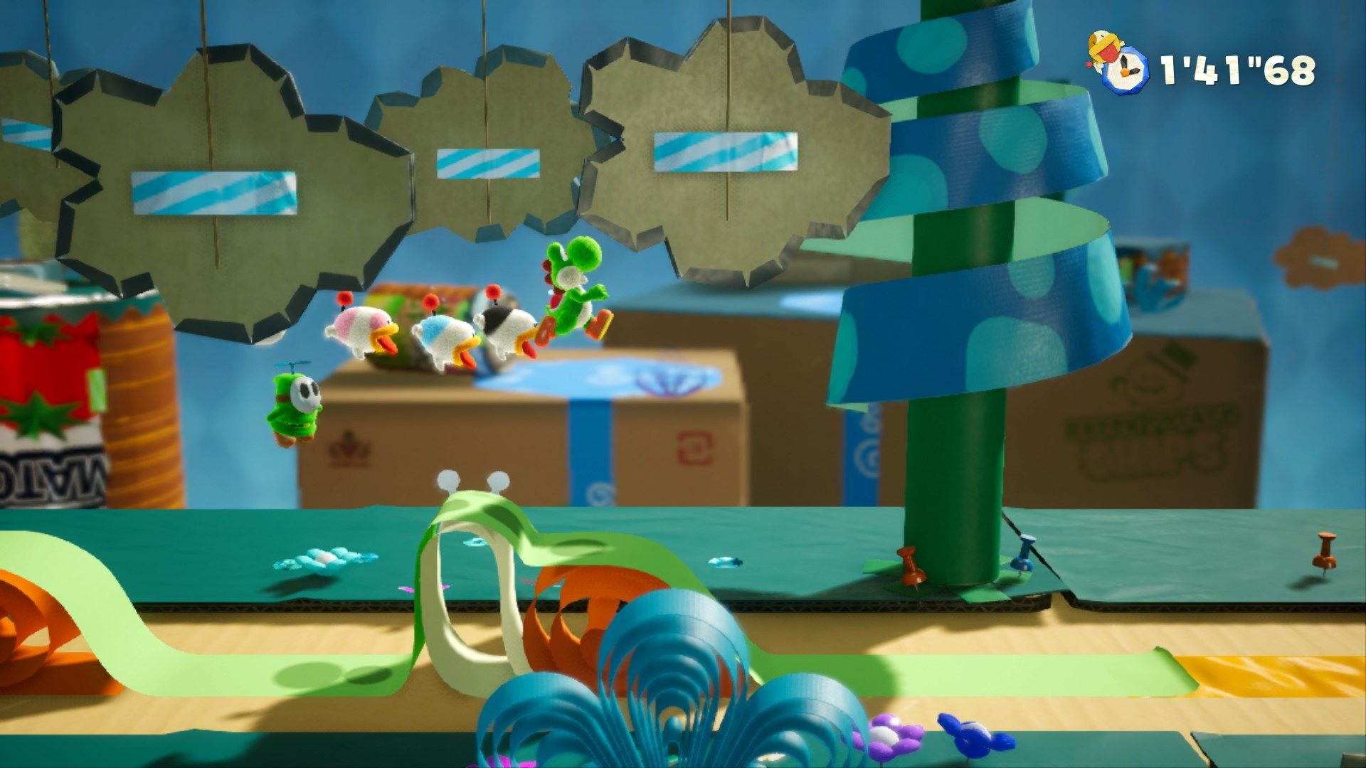 Yoshi’s Crafted World screenshots