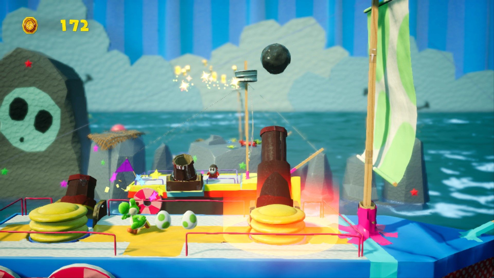 Yoshi’s Crafted World screenshots