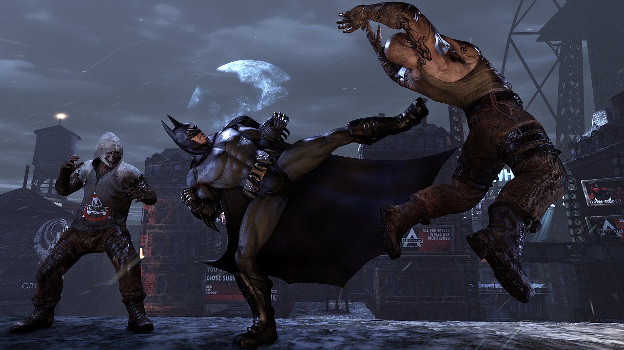 Batman: Arkham City - Gang Fight Gameplay Video (PS3) 