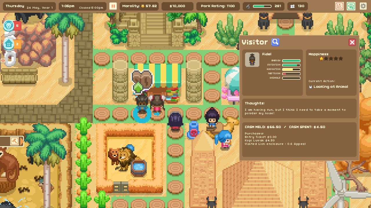 Let's Build a Zoo game