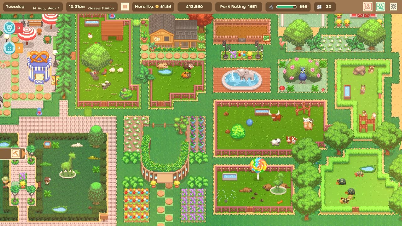 Let's Build a Zoo game