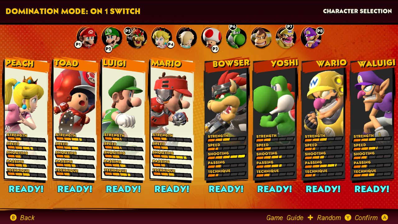 Mario Strikers Battle League screenshots