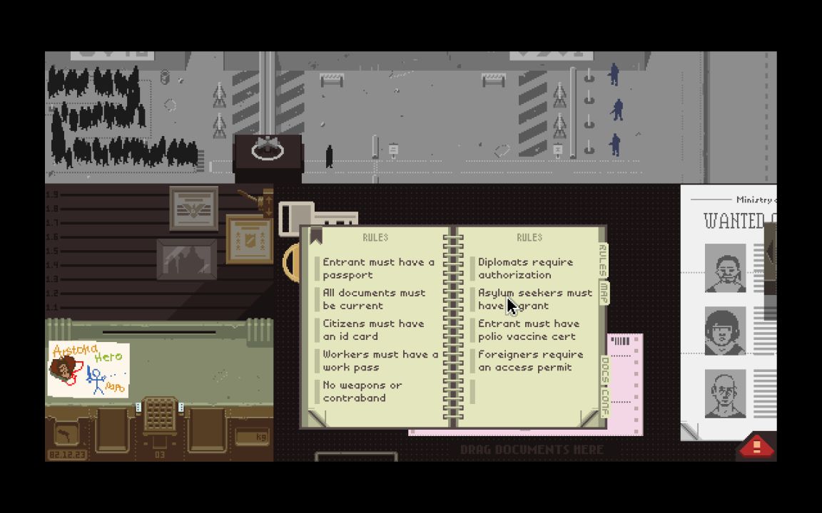 Papers, Please review