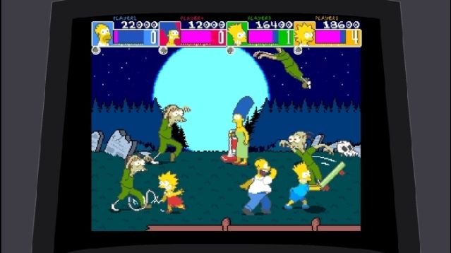 The Simpsons Arcade Game