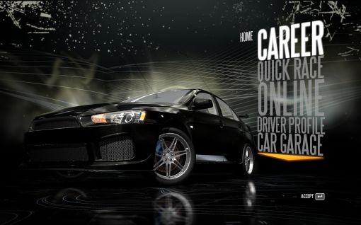 Screenshots from Need for Speed Shift