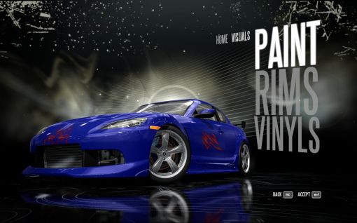Screenshots from Need for Speed Shift