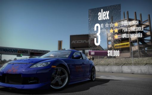 Screenshots from Need for Speed Shift