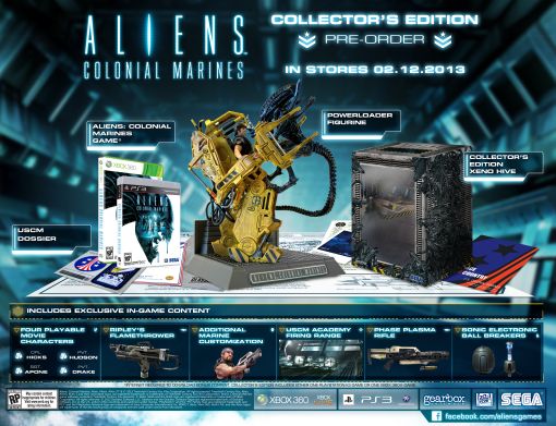 aliens colonial marines collectors edition