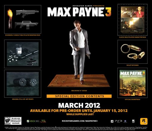 max payne 3 special edition